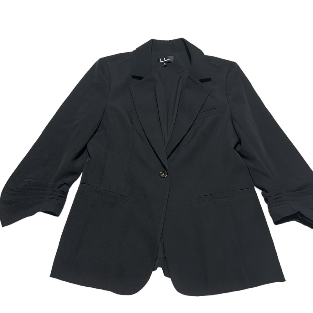 Lulu’s Black Professional Blazer Single Button Size XL NWOT